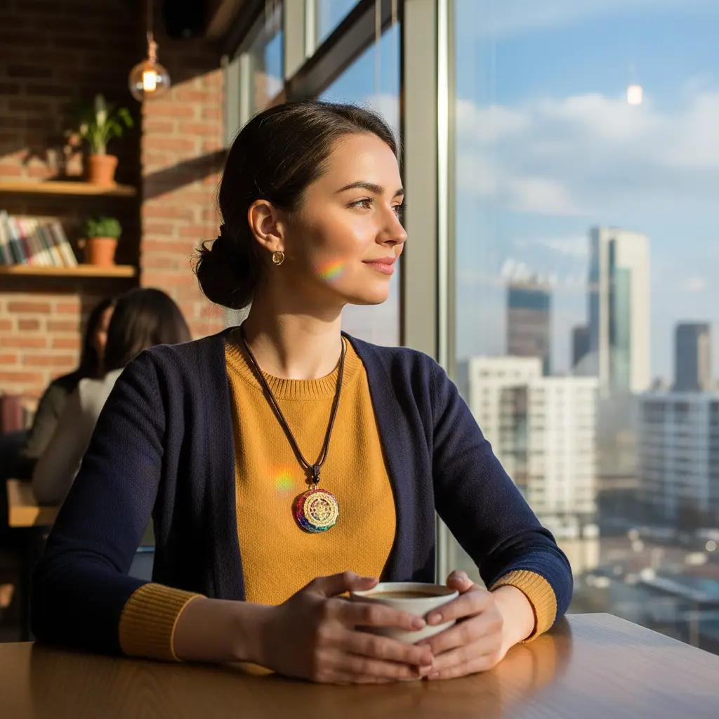 Chakra Orgonite Necklace_Modern Urban Scene Chakra Orgonite Necklace_Modern Urban Scene