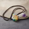Chakra Orgonite Necklace: Balance Orgone Energy & EMF Protection