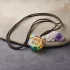 Chakra Orgonite Necklace_Natural Stone Gradient Background