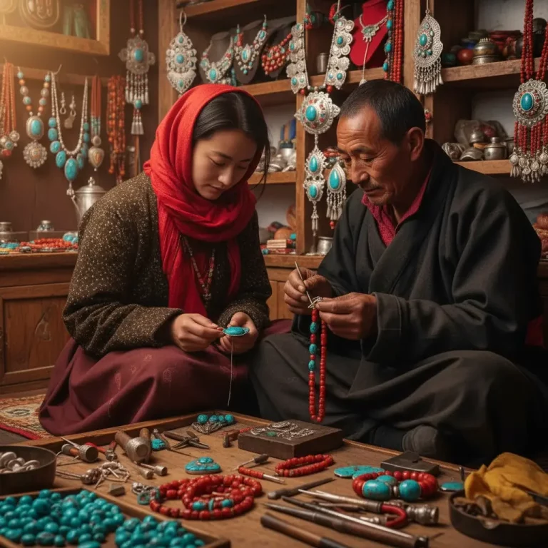 Founder involved in traditional jewelry making