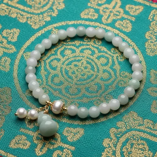 Jade Wu Lou Bracelet - Natural Health Protection Charm