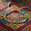 Tibetan Copper Beads Bracelet - Handmade Healing Protection