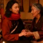 The founder and the old Tibetan woman