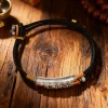Tibetan Mantra Double Bracelet - For Luck & Protection