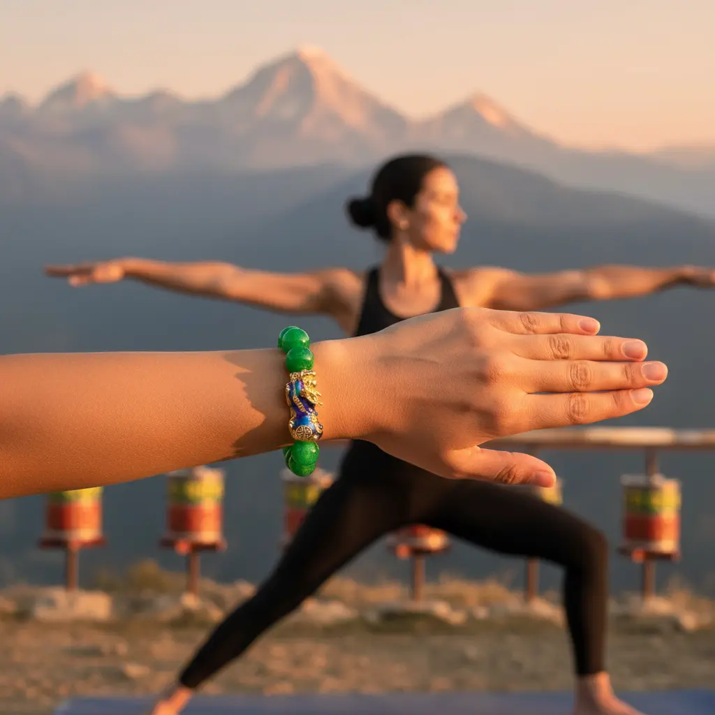 Jade Pixiu Bracelet Outdoor Yoga - Mountain Meditation Jewelry Jade pixiu bracelet outdoor yoga mountain meditation jewelry