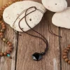 Black Obsidian Protection Necklace - Hexagonal Talisman