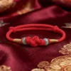 Jade Infinity Knot Bracelet - Tibetan Good Luck