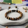 Gold Tiger Eye Bracelet - Tibetan Power & Prosperity Talisman