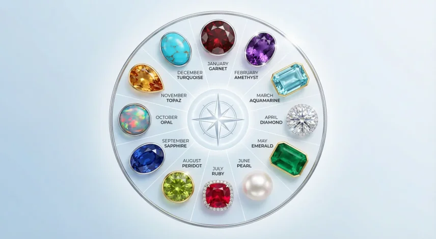 12 month birthstone chart meanings colors