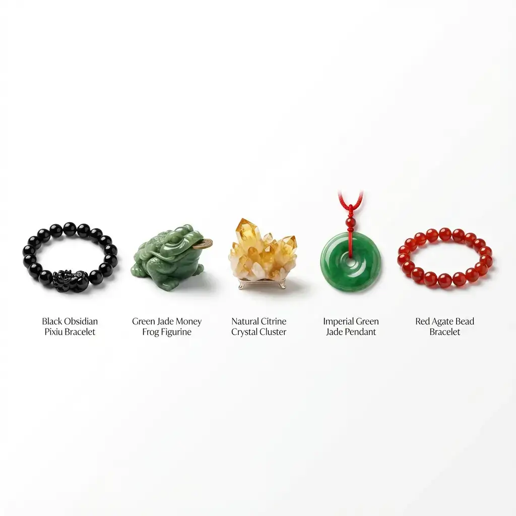 Five money charms comparison