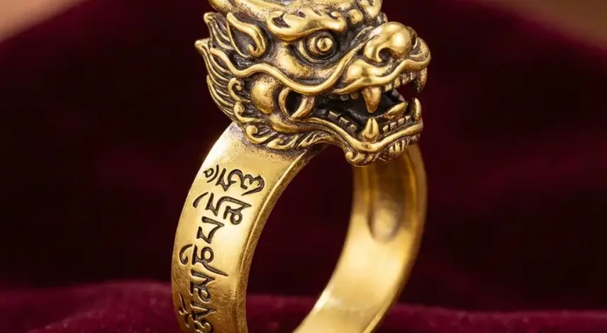 Pixiu mantra ring product photo