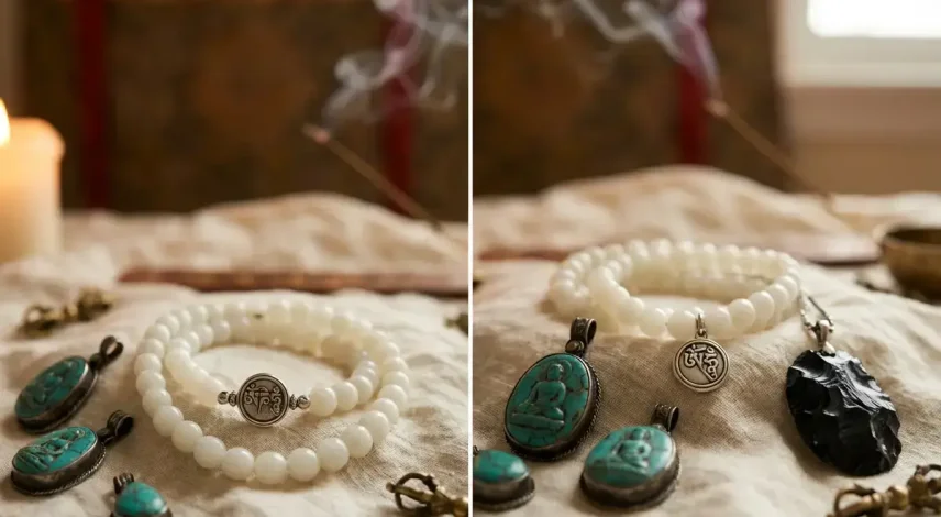 Tibetan spiritual jewelry collection