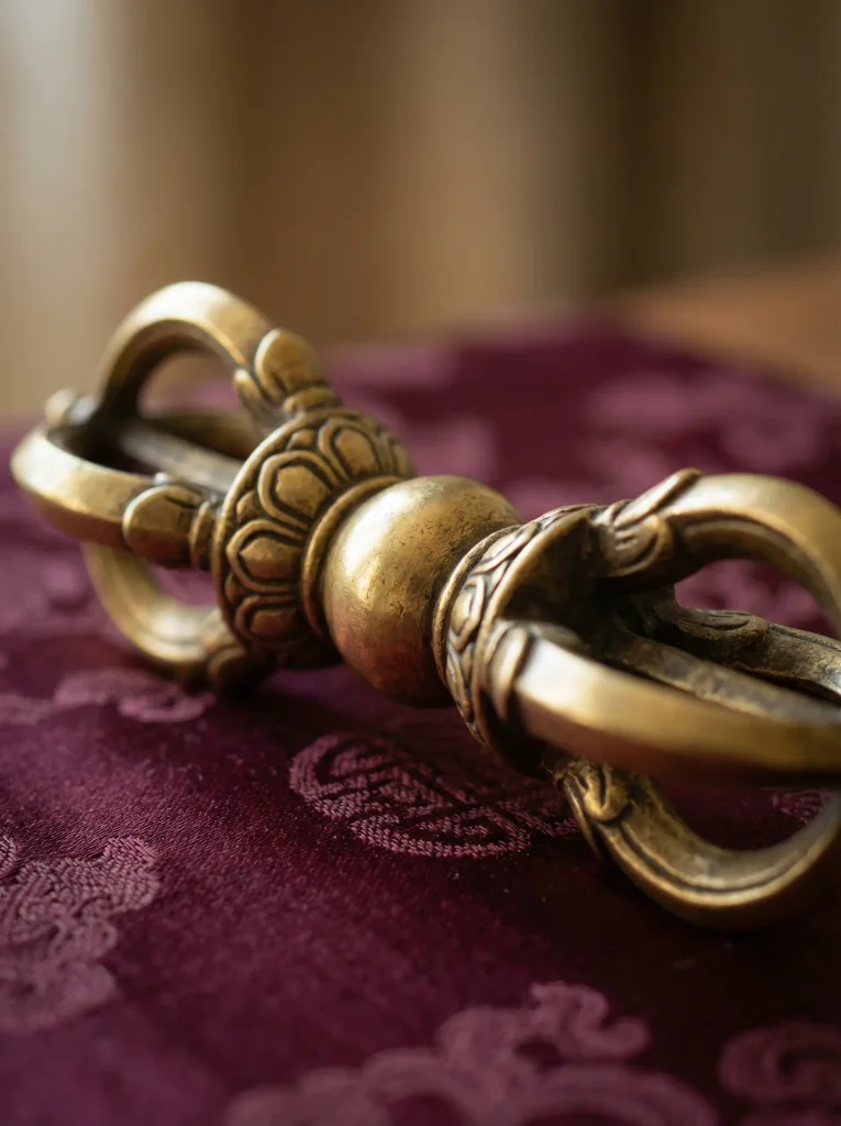 Authentic tibetan five pronged dorje vajra