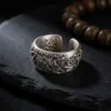 Mahakala Tibetan Sterling Silver Ring
