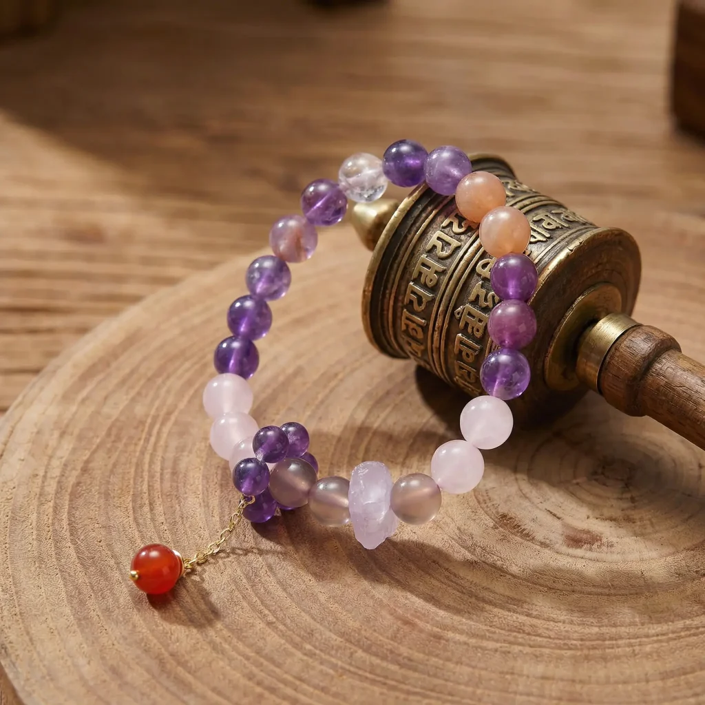 nine-purple-star-feng-shui-bracelet-tibetan-prayer-wheel Nine purple star feng shui bracelet tibetan prayer wheel
