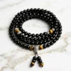 obsidian tiger eye mala bracelet 108 beads - Schwarzer Obsidian 6mm*120 (Herren)
