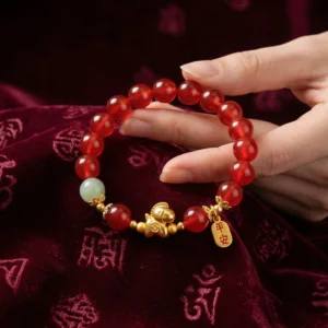 Year of the Fire Horse Bracelet – Red Agate