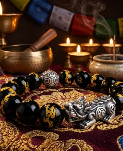 pixiu-black-obsidian-bracelet-tibetan-altar-setup.webp Pixiu black obsidian bracelet tibetan altar setup.webp