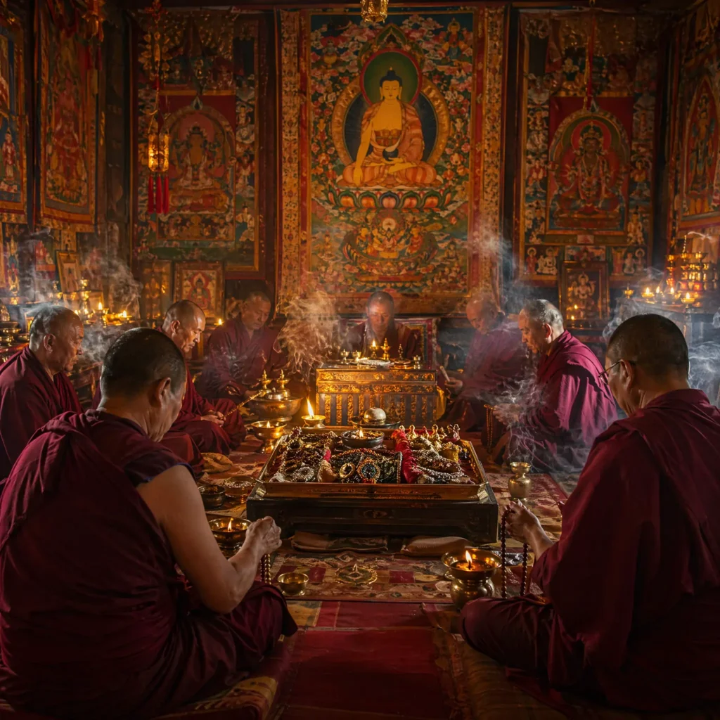 3 Day Consecration Puja Ceremony at Kopan Monastery Nepal for PotalaStore Jewelry