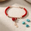 Lucky Red Money Bag Bracelet — Feng Shui Wealth & Protection Charm