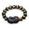 Obsidian Pixiu Wealth Bracelet – Feng Shui Talisman