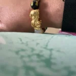 Customer review photo for pixiu five elements agate bracelet wealth