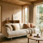 Common Feng Shui Mistakes to Avoid at Home Bright, tidy modern living room with balanced feng shui furniture placement, plants, and natural light