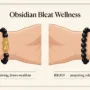 feng-shui-bracelet-left-hand-wearing-guide Diagram showing a feng shui Pixiu bracelet worn on the left wrist with the head facing outward toward the little finger