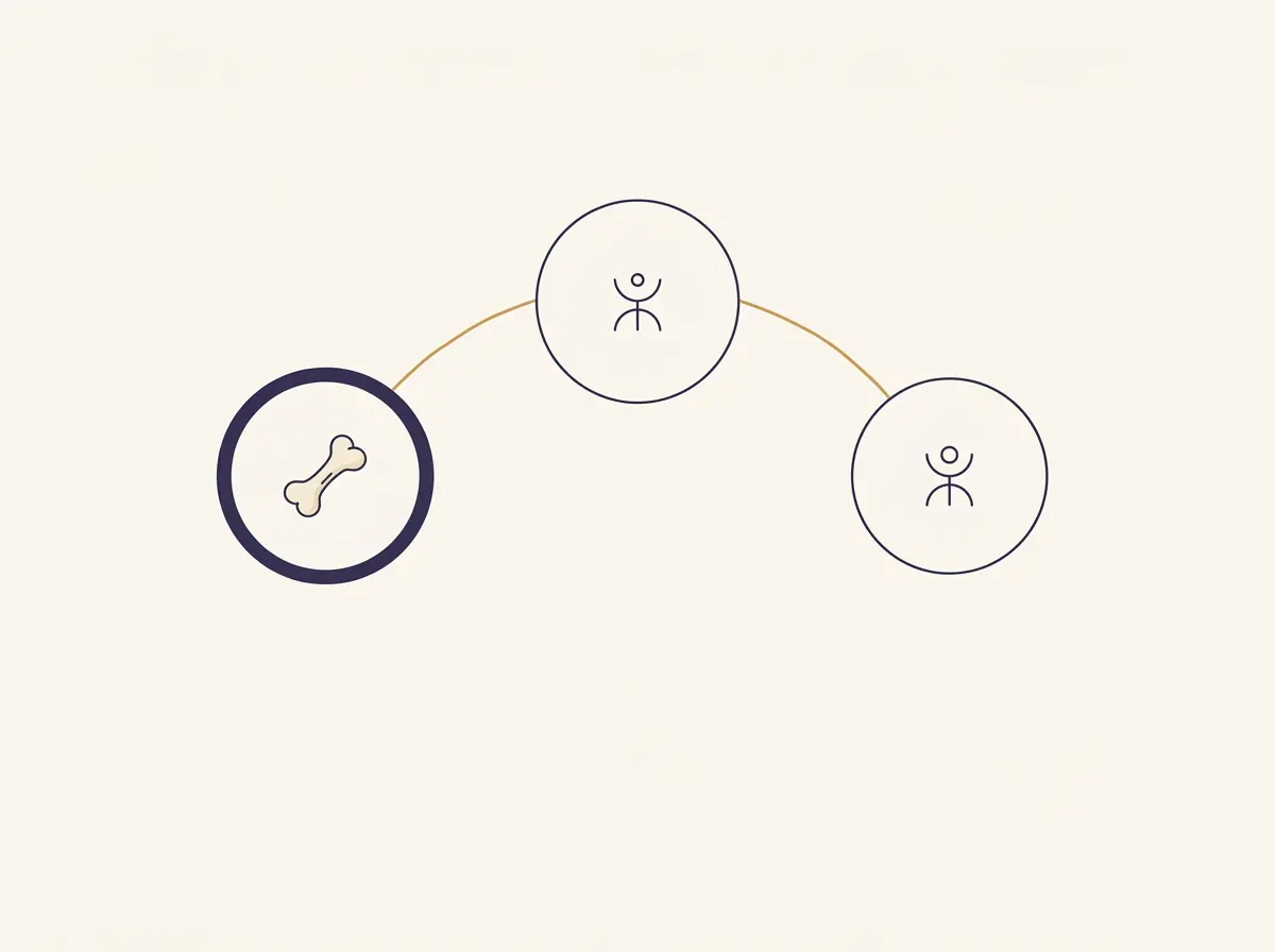 Diagram placing impermanence (anicca) alongside dukkha and anatta as the Three Marks of Existence