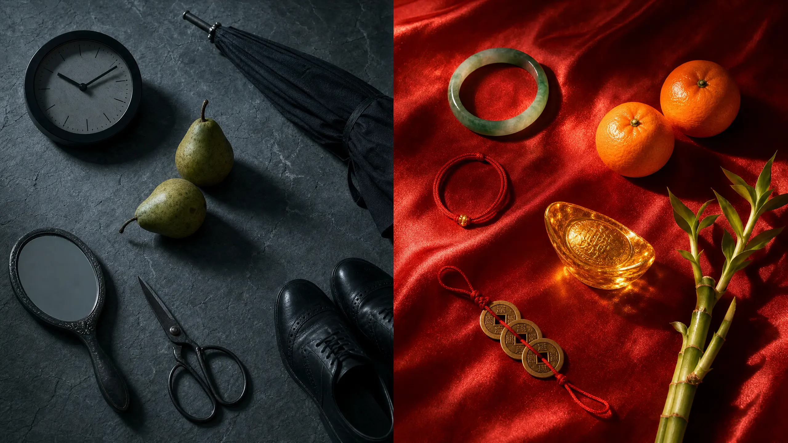 Cadeaux Feng Shui selon le destinataire : jade pour les parents, Pixiu en fil rouge pour les amis, citrine pour un supérieur hiérarchique, Pixiu en obsidienne pour les clients
