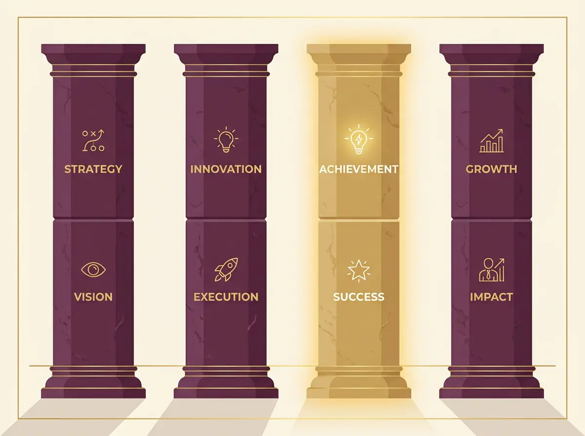 Diagram of the four BaZi pillars, Year Month Day Hour, each with a Heavenly Stem and Earthly Branch, Day Master highlighted