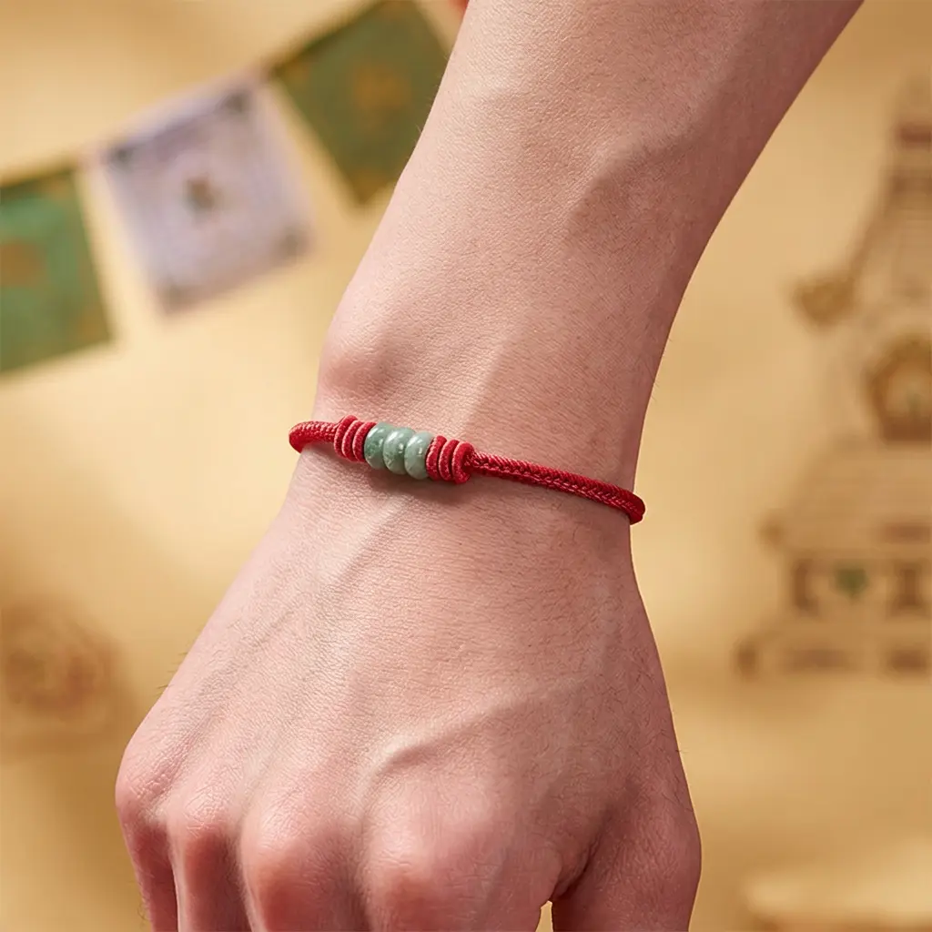 handmade-red-string-jade-bracelet-sliding-knot.webp Handmade red string jade bracelet sliding knot.webp