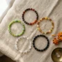 five-elements-bracelet-wood-fire-earth-metal-water Five elements bracelet set in the Wood, Fire, Earth, Metal, and Water colors